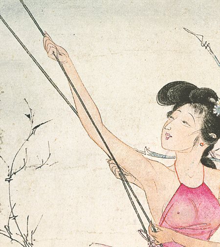 兴隆台-胡也佛的仕女画和最知名的金瓶梅秘戏图